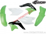 Kit plastice (alb / verde / negru) - Kawasaki KX 250 F 4T ('06) - UFO