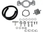 Kit supapă de aerisire carter cu suport - Negru, Crom - DS289126
