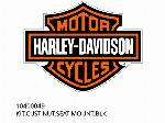 KIT,CUST NUT,SEAT MOUNT,BLK - 10400049 - Harley-Davidson