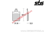 Klocki hamulcowe przednie - SBS 117HF (ceramiczne) - (SBS)