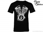 Lässiges T-Shirt Rusty Stitches #107 (Motor) Schwarz