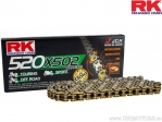Lant RK X-Ring auriu GB520 XSO2 / 114 - Aprilia RX 125 /  Beta RR 250 2T / Cagiva Mito 125 EV / CFMOTO NK 650 / TK 650 - RK