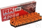 Lant standard portocaliu neon RK OR420 SB / 126 - Beta RR 125 AC Motard / Kymco Stryker 125 II Off Road / Suzuki RM 125 - RK