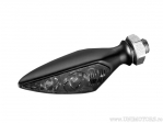 LED Micro Rhombus S BLACK Blinker mit rauchgrauem Glas FD / SS - Kellermann