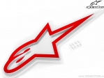 Logo perete Astars Plexi (alb/rosu) - Alpinestars
