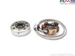Magnetou (stator aprindere) complet - Gilera Runner / Piaggio Liberty / NRG / Sfera / Typhoon / Zip / Vespa ET2 2T 50cc - RMS