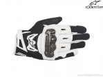 Manusi moto strada SMX-2 Air Carbon v2 Leather (negru/alb) - Alpinestars
