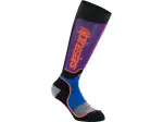 Meias MX Plus para Jovens - Preto, Azul, Laranja, Roxo - Jovens - M/L - 34310852