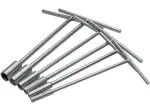 Metric Socket T-Handle Set - Silver, Pewter, Nickel - 38120046