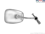 Mirror (rearview mirror) chrome right - left cafe racer motorcycles - screw attachment on handlebar cap - RMS