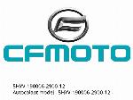 Modelsticker - 5HYV-190006-2900-12 - CFMOTO