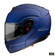 Modularer Helm MT Atom SV A7 matt blau Pinlock bereit