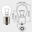 Motopro - Bec normal 6V - 18W BA15S
