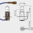Motopro - Halogén izzó 12V - 55W H3 PK22S