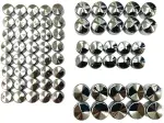Motor-Schraubenabdeckungsset - Chrom, Silber - 24040984