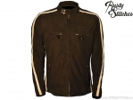 Motoros dzseki Rusty Stitches Billy Nubuck Brown (barna) - Rusty Stitches