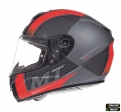 MT Rapide Overtake B1 Integralhelm rot/schwarz matt (Glasfaser)