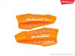 MX Force Orange Replacement Plastic Set Hand Guards - Polisport