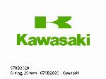O-Ring, 20MM - 670B2020 - Kawasaki