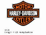 o-ring, x - 11125 - Harley-Davidson