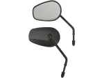 OEM-Stil Tropfenförmiger Spiegel - Schwarz, Matt - 06401310
