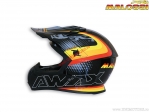 Offroad-Helm (M) - Glänzend Schwarz - Malossi