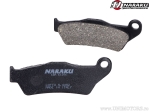 Organic brake pads - Aprilia MX 125 2T SuperMotard / SX 125 2T / MBK Skyliner 125 / Yamaha YZF-R 125 4T LC E3 - Naraku