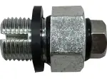 Oversized Drain Plug - Black, Silver - 07100284