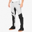 Pantaloni MTB R-Core X alb/negru: Mărime - 30