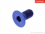 Parafuso de cabeça sextavada Pro Bolt M8 x 1.25 x 16 mm titânio azul - JM