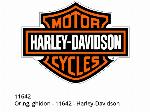 Passacavo, manubrio - 11642 - Harley-Davidson