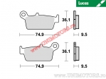 Pastilhas de freio dianteiras - MCB575SR sinterizadas SR - Lucas TRW