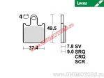 Pastilhas de freio dianteiras - MCB789SRT sinterizadas SRT - Lucas TRW