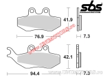 Pastilhas de freio dianteiras - SBS 120MS (metálicas / sinterizadas) - (SBS)