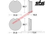 Pastilhas de freio dianteiras - SBS 518HF (cerâmica) - (SBS)