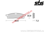 Pastilhas de freio dianteiras - SBS 589HF (cerâmica) - (SBS)