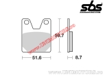Pastilhas de freio traseiras - SBS 733LS (metálicas / sinterizadas) - (SBS)