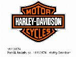 Piastra, isolante, sella - 11100174 - Harley-Davidson