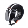 PILOTE - Casque ouvert FAZER, noir/blanc [S]