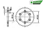 Pinion rear Aprilia RXV / SXV - SJ 50-32122 - (Esjot)