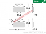 Placute frana fata - MCB714SI sinterizate SI - Lucas TRW