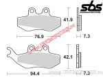 Placute frana fata - SBS 120MS (metalice / sinterizate) - (SBS)
