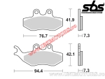 Placute frana fata - SBS 168HF (ceramice) - (SBS)