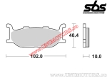 Placute frana fata - SBS 663HS (metalice / sinterizate) - (SBS)
