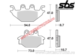 Placute frana fata - SBS 810SI (metalice / sinterizate) - (SBS)