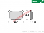 Placute frana spate - MCB516 organice - Lucas TRW