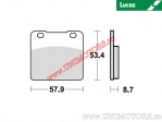 Placute frana spate - MCB542 organice - Lucas TRW