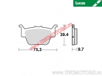 Placute frana spate - MCB769SI sinterizate SI - Lucas TRW