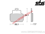 Placute frana spate - SBS 191MS (metalice / sinterizate) - (SBS)