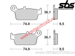 Placute frana spate - SBS 604HF (ceramice) - (SBS)